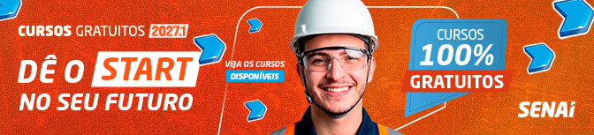 SENAI Rondônia - Cursos Gratuitos 2027.1 - Dê o Start no seu Futuro